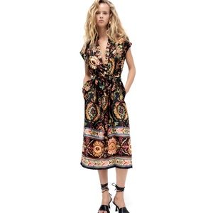 Zara Printed Tunic Dress